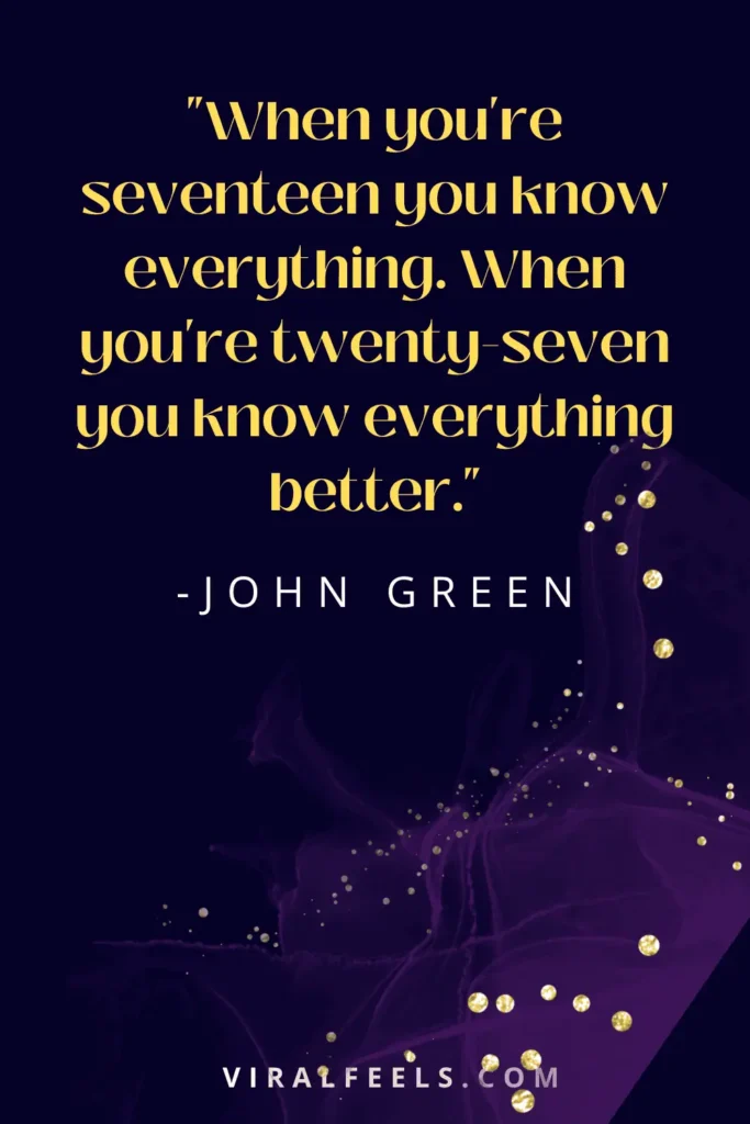 John Green Quote