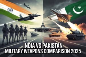 India vs. Pakistan Weapons Comparison 2025: Who Holds the Edge?