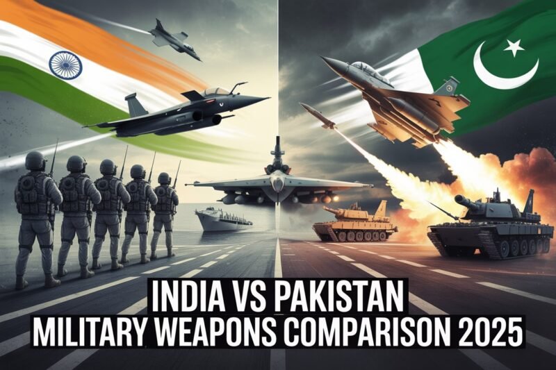 India vs. Pakistan Weapons Comparison 2025: Who Holds the Edge?
