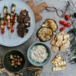 No‑cook easy snack recipes displayed on a table with fresh summer ingredients