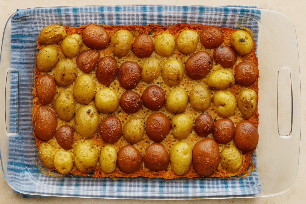 TikTok Viral Parmesan Crusted Potatoes