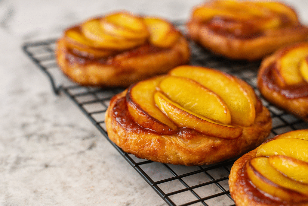 Peach Upside-Down Cookies