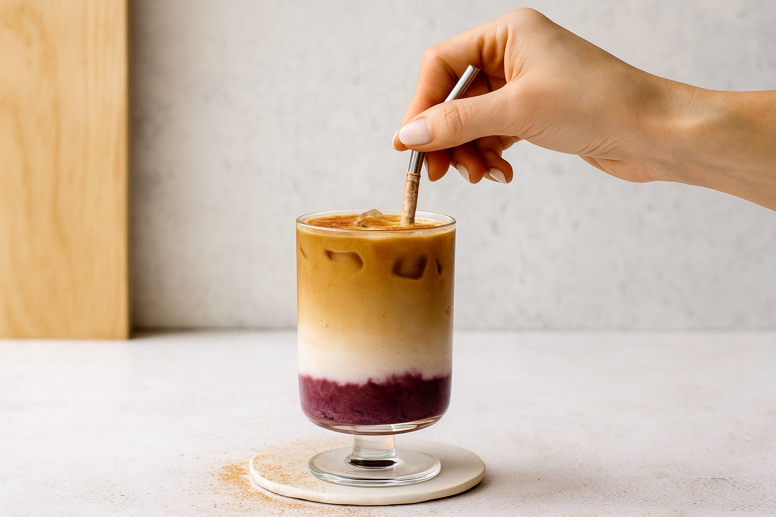 Blueberry Latte