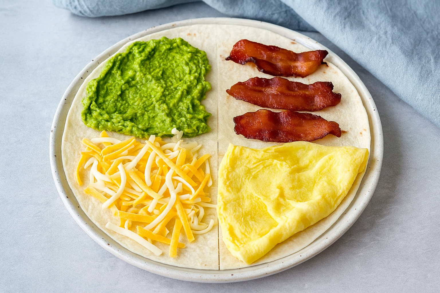 TikTok breakfast wrap