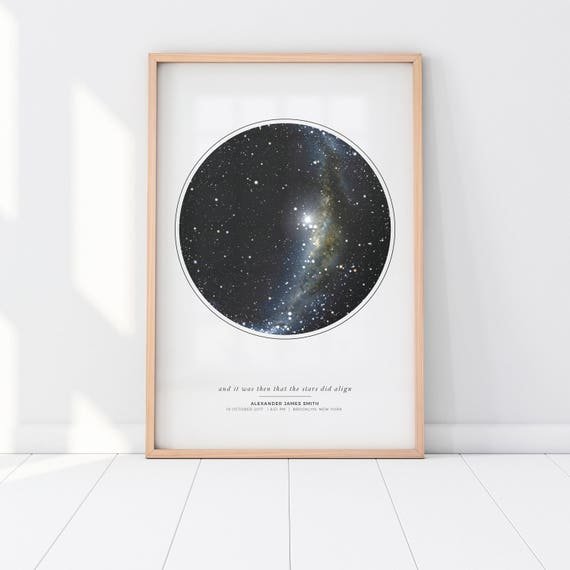 Star Map Print