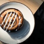 Cinnamon roll pancakes